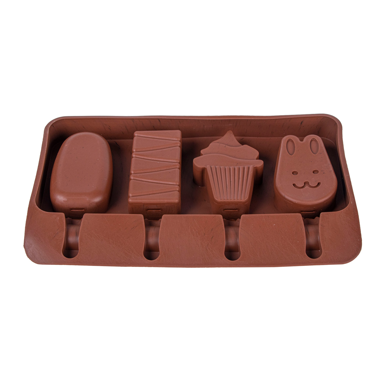 قالب سیلیکونی بستنی طرح 4 خانه