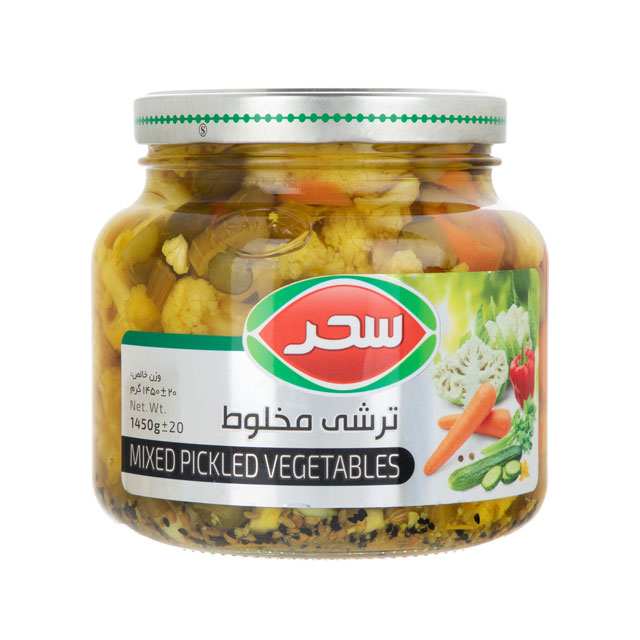 ترشی مخلوط سحر 1450 گرمی