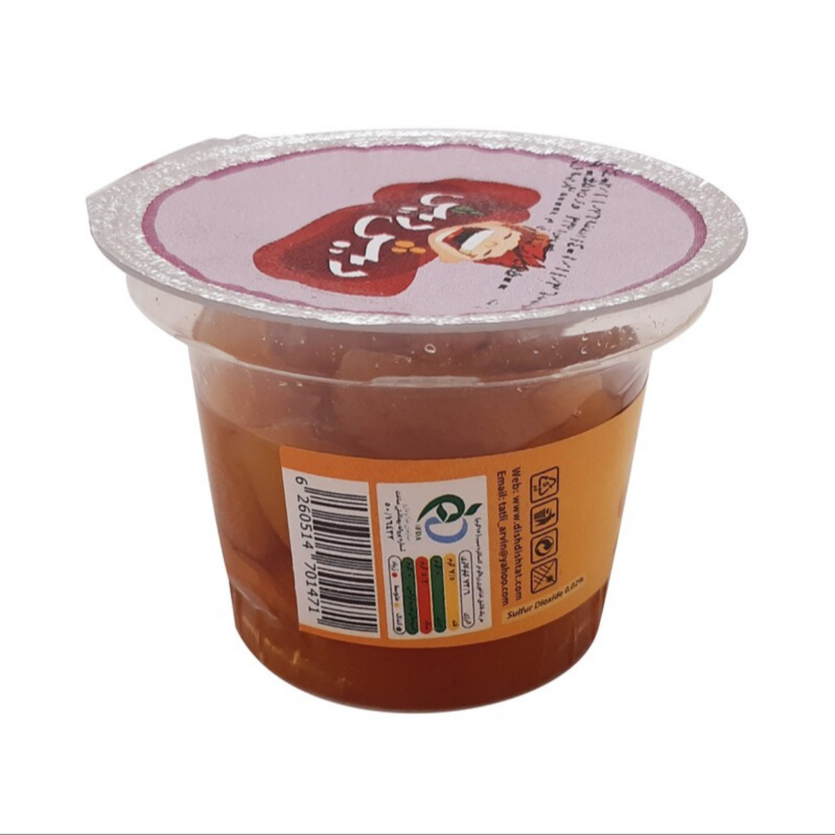 زردآلو ترش دیش دیش 80 گرمی