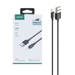 کابل شارژ فست آیفون UGREEN مدل US155 - مشکی (گارانتی 18 ماهه آسان پیشرو)(80822)