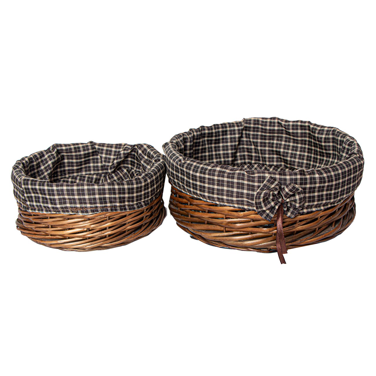 سبد نان حصیری مدل گرد 2 عددی