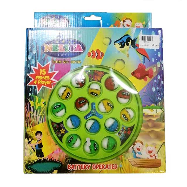 اسباب بازی ماهی گیر باطری خور نلیا