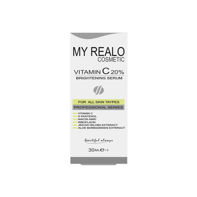 سرم روشن کننده مای رئالو مدل ویتامین سی حجم 30 میلی لیتری