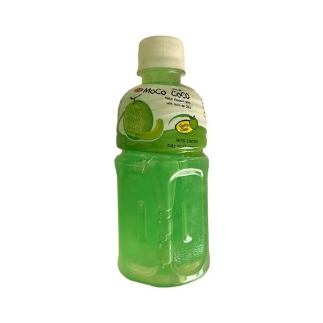 نوشیدنی بدون گاز طالبی موکو کوکو حاوی تکه های نارگیل 320 میلی لیتری