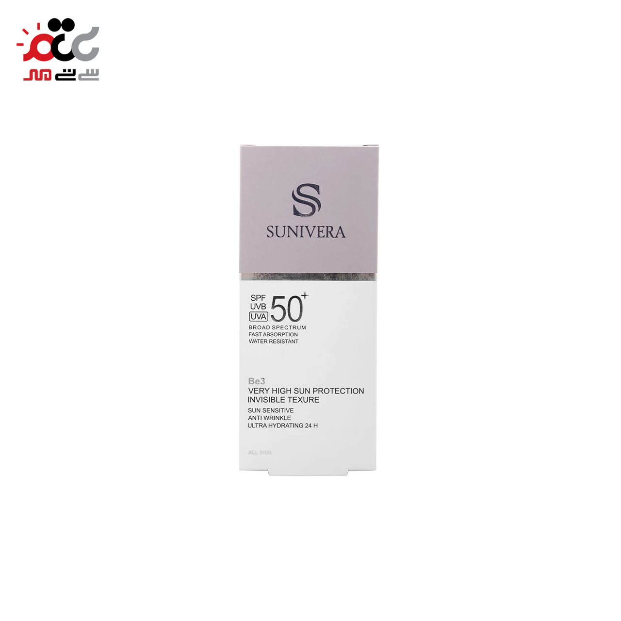 کرم ضد آفتاب بی رنگ سانیورا spf50 حجم 50 میلی لیتری
