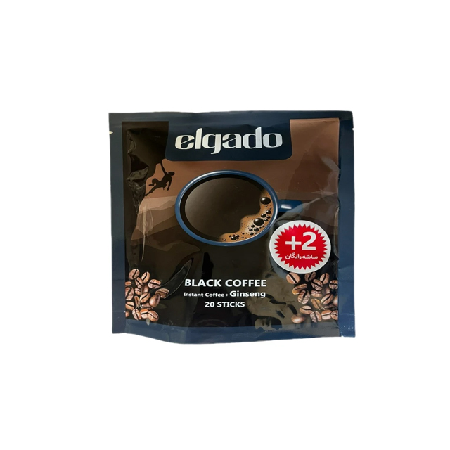 پودر قهوه فوری حاوی جنسینگ الگادو بسته 20 عددی