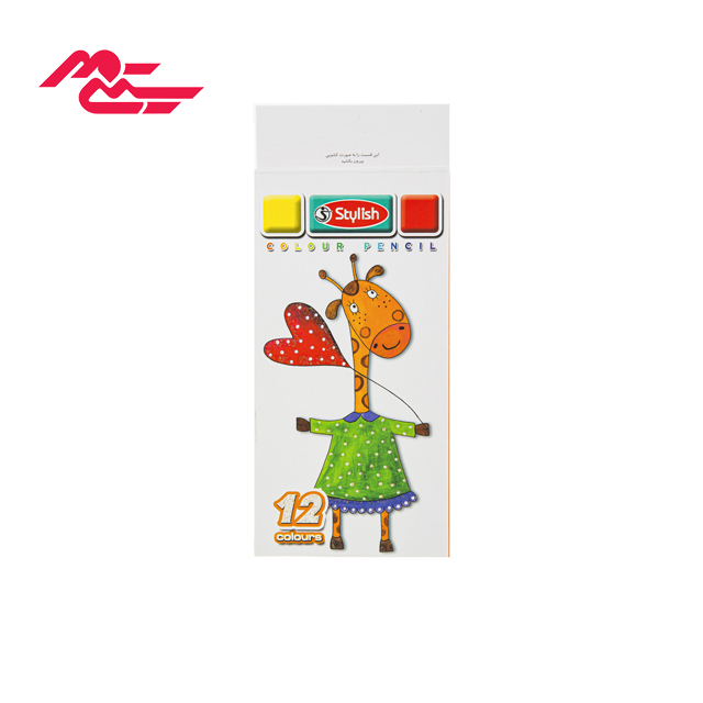 مداد رنگی استایلیش بسته 12 عددی