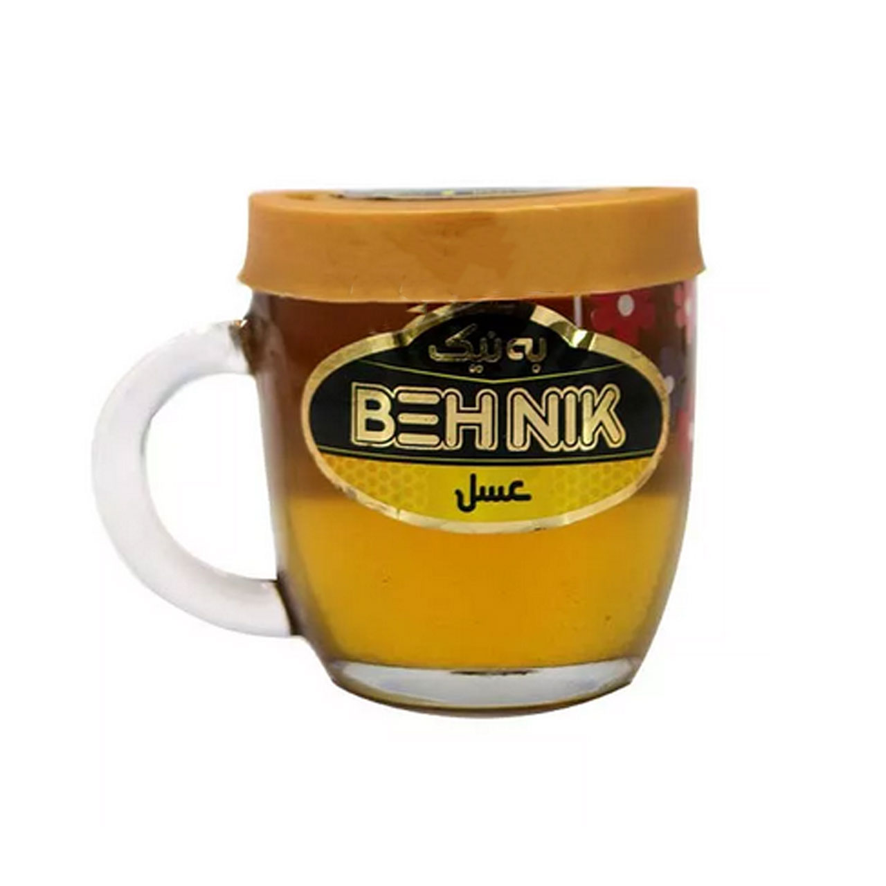 عسل بدون موم دسته دار به نیک 200 گرمی