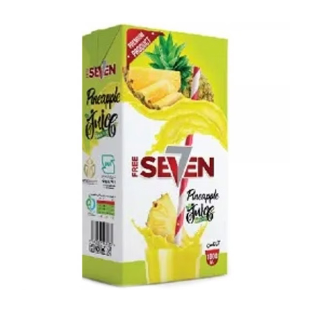 نوشیدنی پاکتی آناناس فری سون 200 میلی لیتری