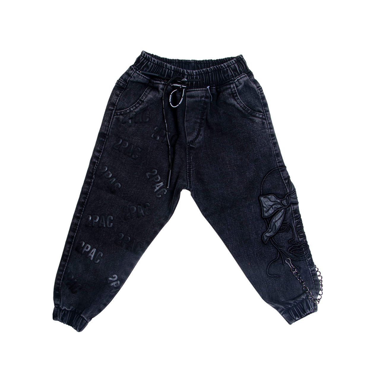 شلوار جین بچگانه مدل زنجیر دار