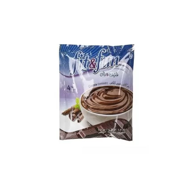 خرید پودر دسر کاکائو فیت و فان 110 گرمی