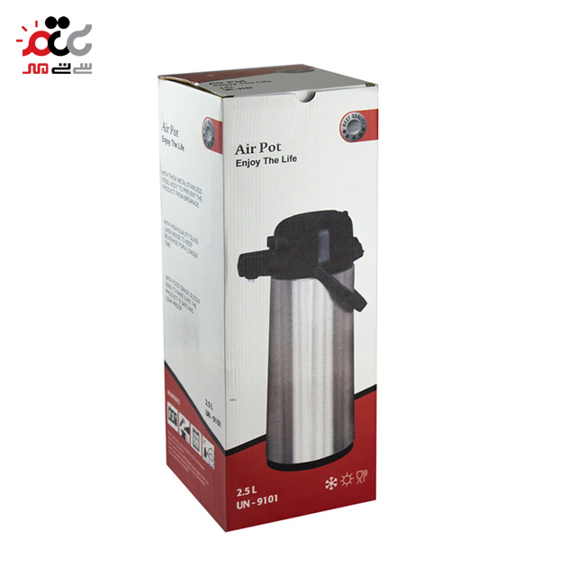 فلاسک استیل شیشه دار یونیک مدل  1901 ظرفیت 2500 میلی لیتری