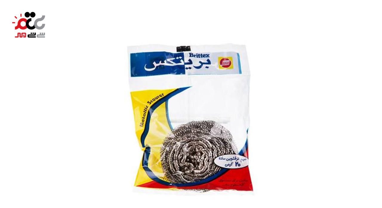 سیم ظرفشویی بریتکس مدل metallic scourer