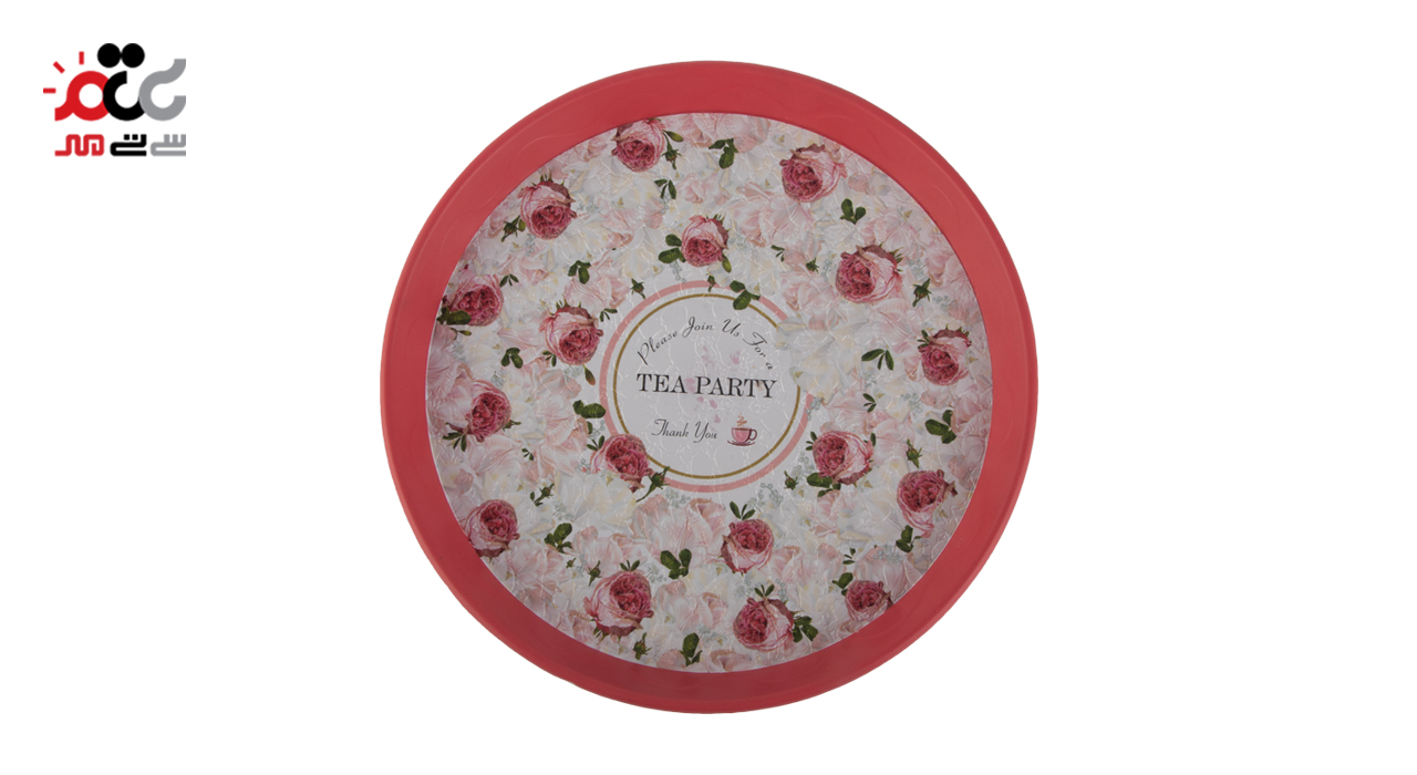 سینی پلاستیکی کاوه پلاست طرح گل 