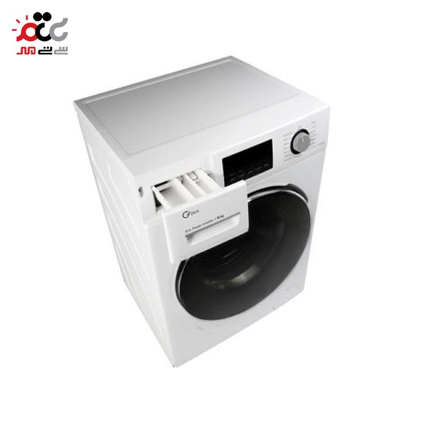 ماشین لباسشویی جی پلاس مدل J8250W ظرفیت 8 کیلوگرم