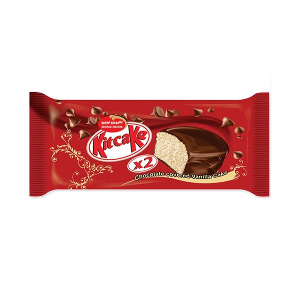 کیت کیک شکلاتی دوقلو شیرین نوین 85 گرمی