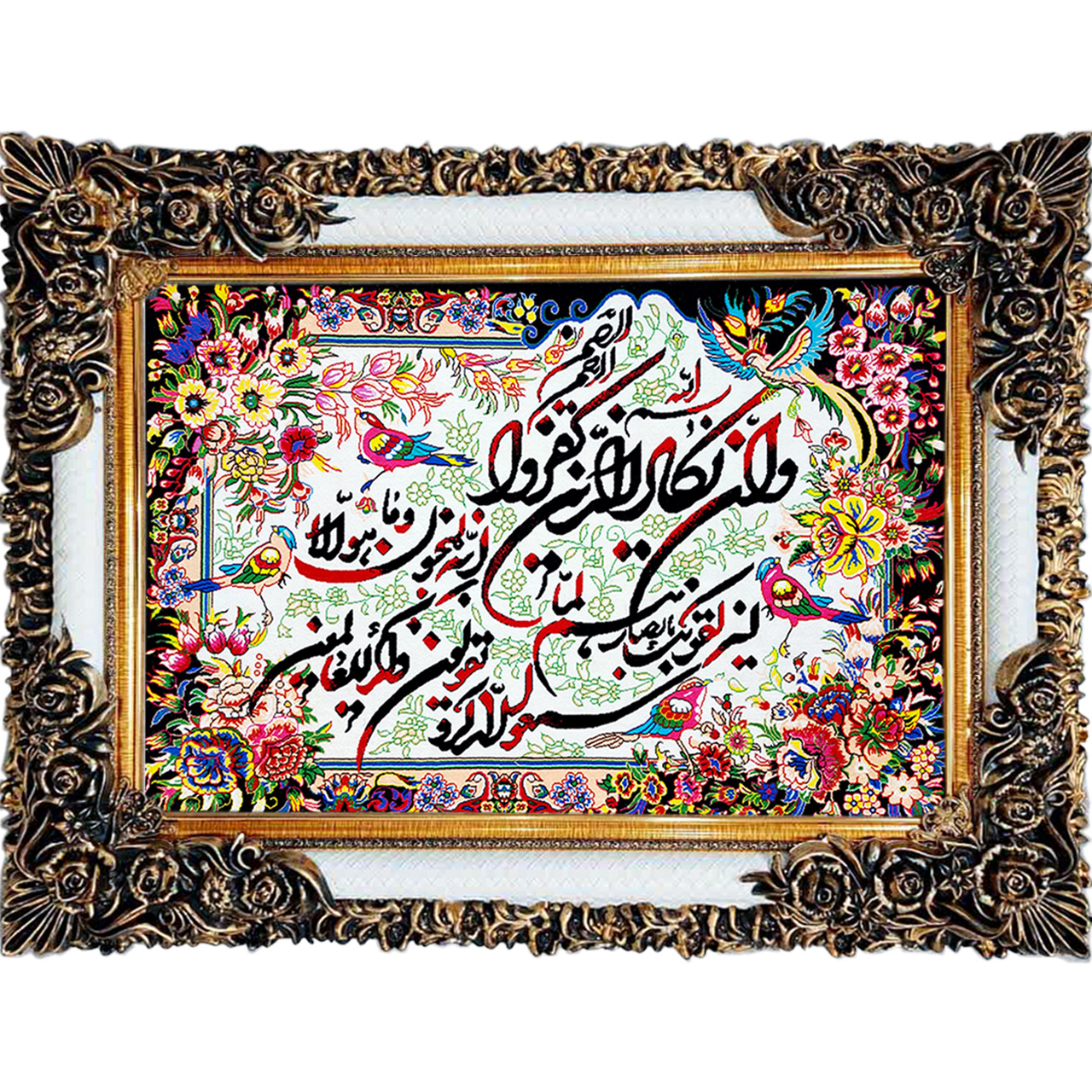 تابلو فرش چاپی طرح وان یکاد کد 15001 سایز 70×100 سانتی متری