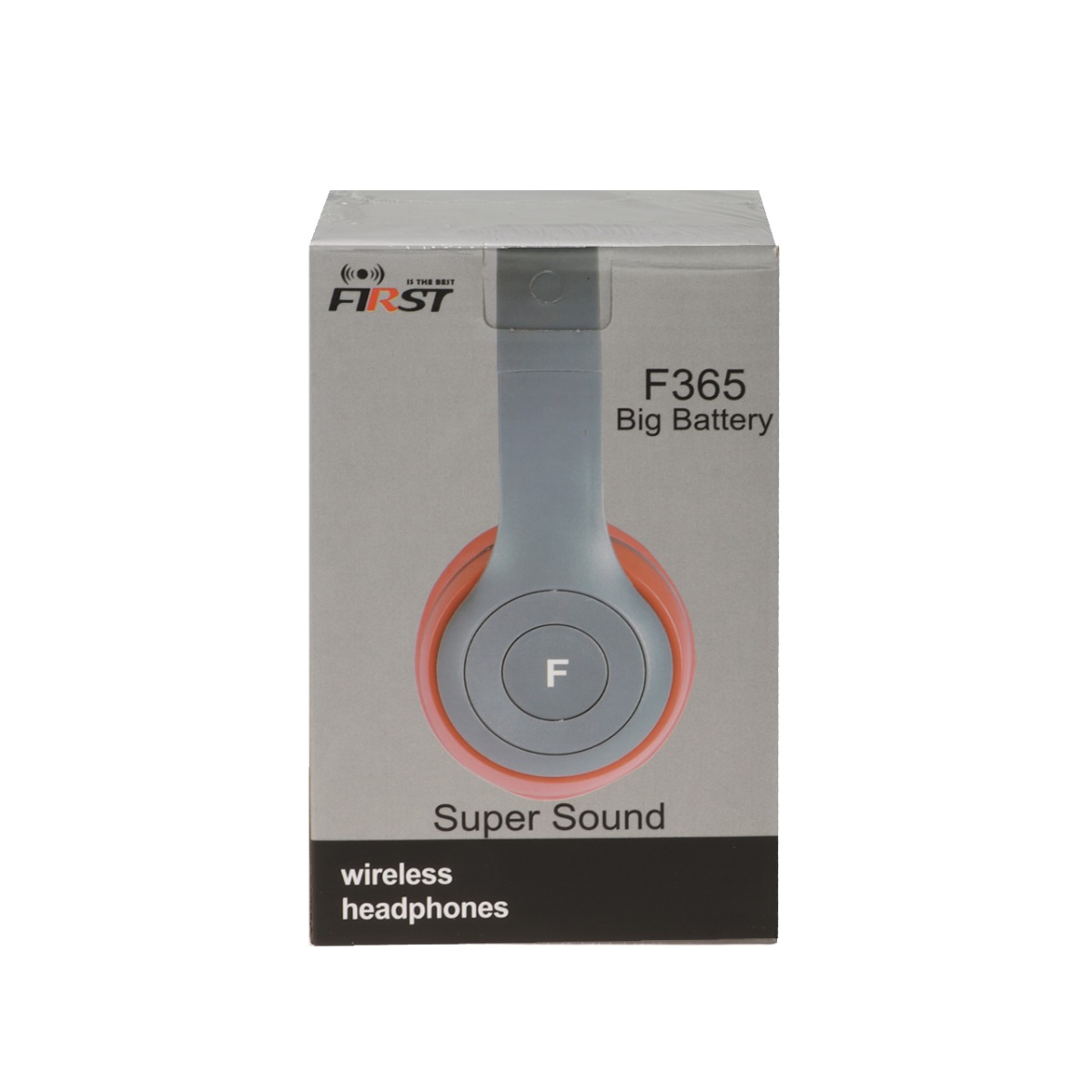 هدفون بی سیم First مدل F365 - طوسی قرمز - MMS (گارانتی شش ماهه YA)