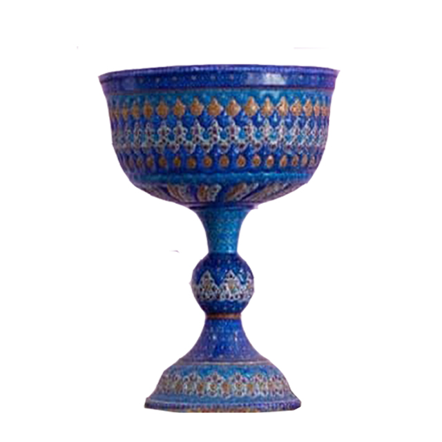 سنگاب مینا کاری مسی بزرگ کد 01