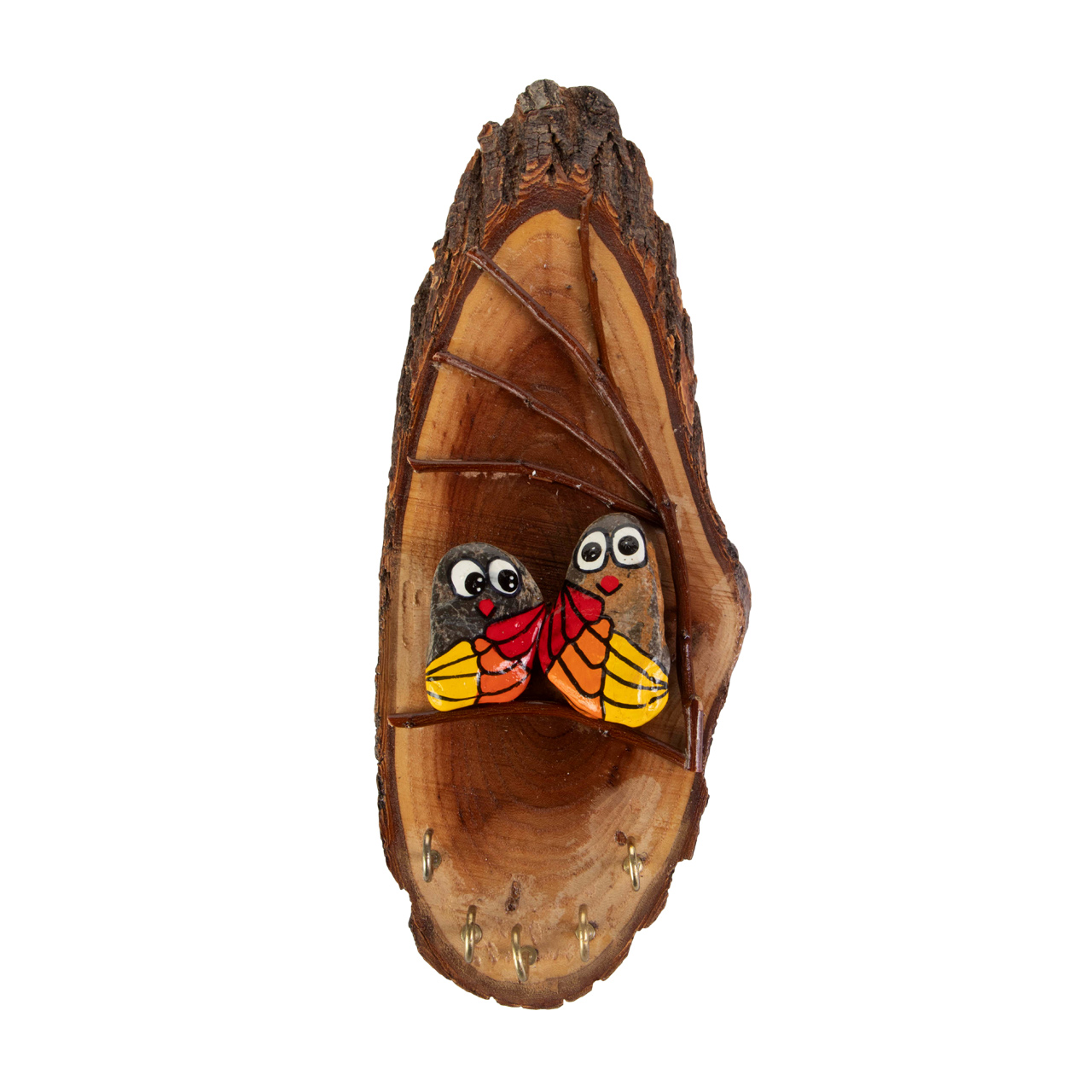 جا کلیدی چوبی طرح جغد