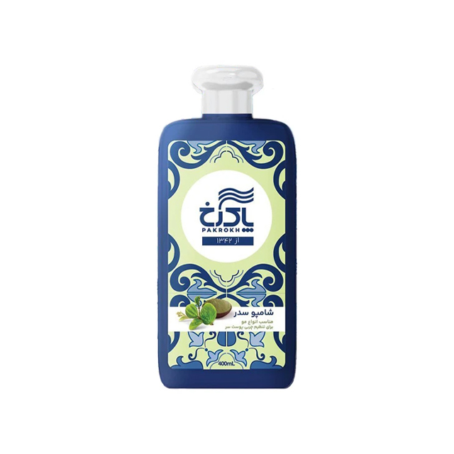 شامپو مو پاک رخ مدل سدر مناسب برای انواع مو حجم 400 میلی لیتری