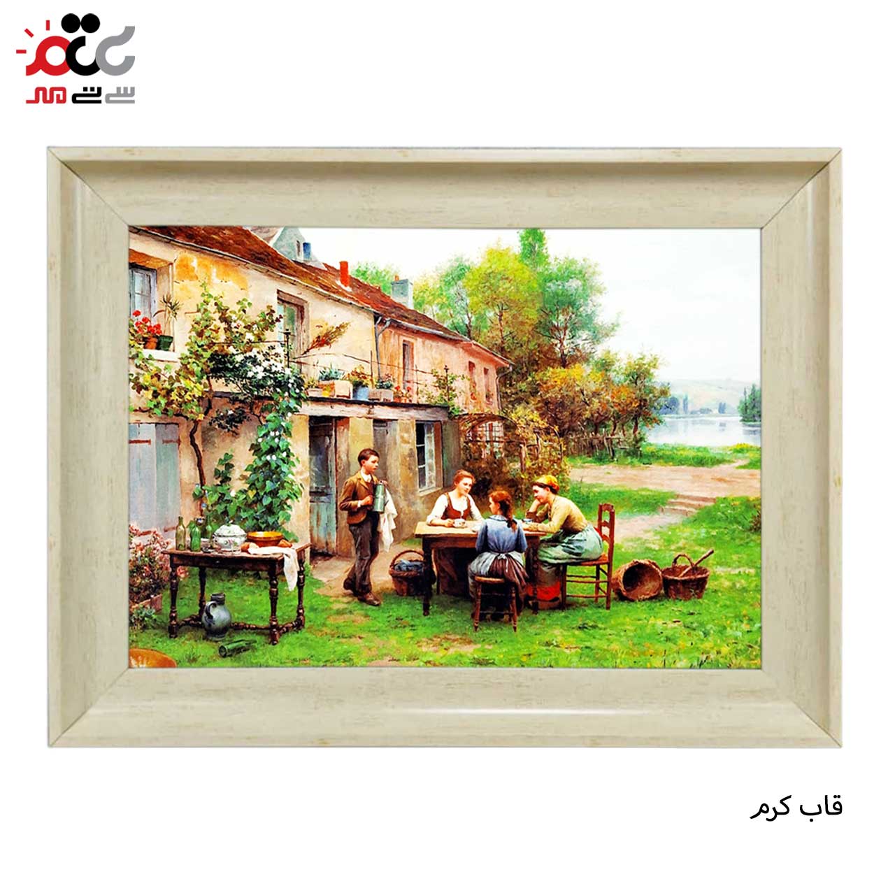 تابلو فرش طرح دار با قاب