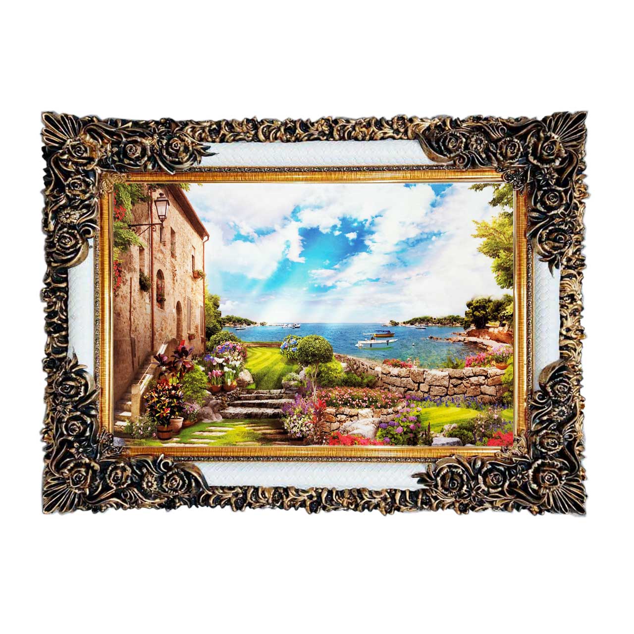 تابلو فرش با زیبا ترین قاب