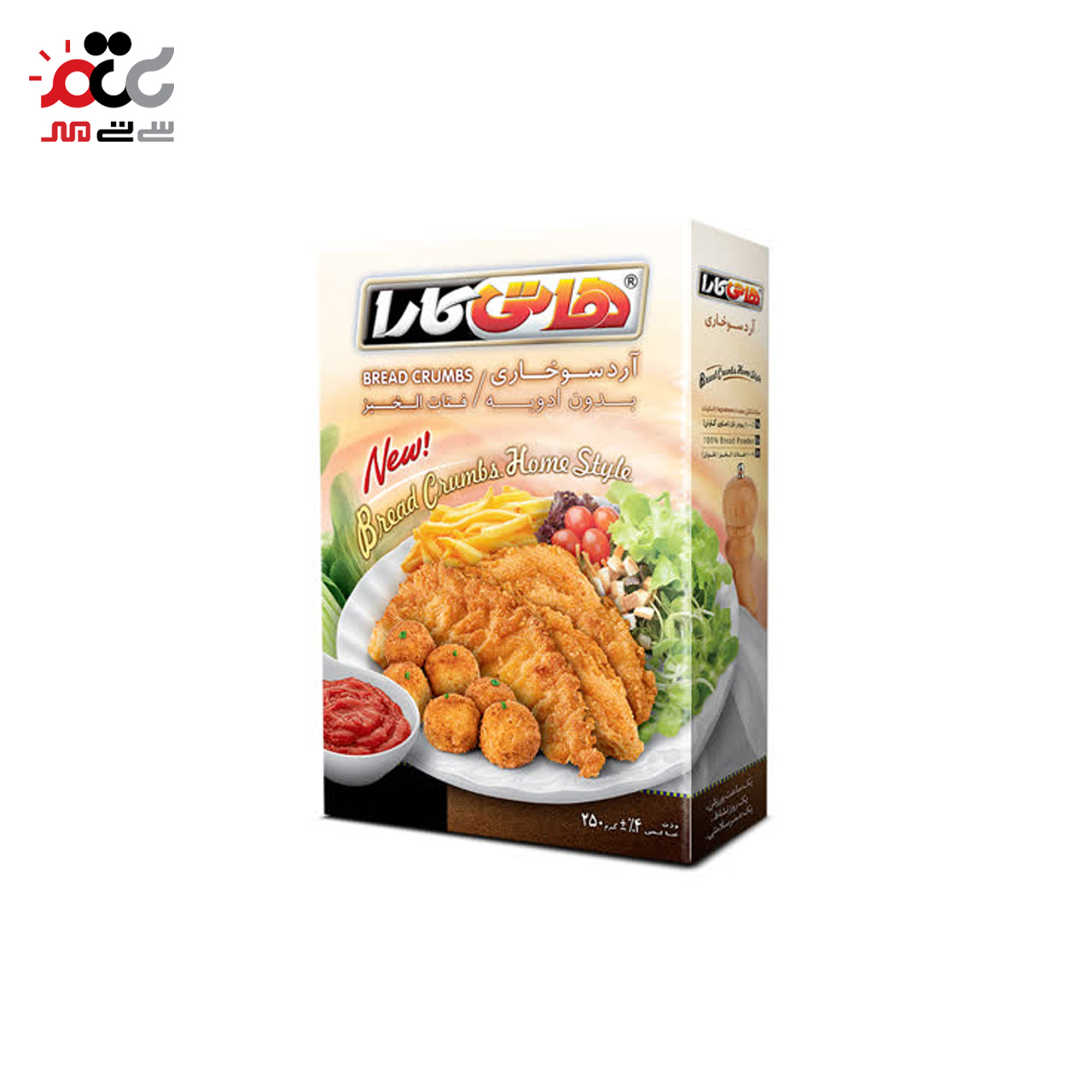 بهترین آرد سوخاری بدون ادویه هاتی کارا 250 گرمی