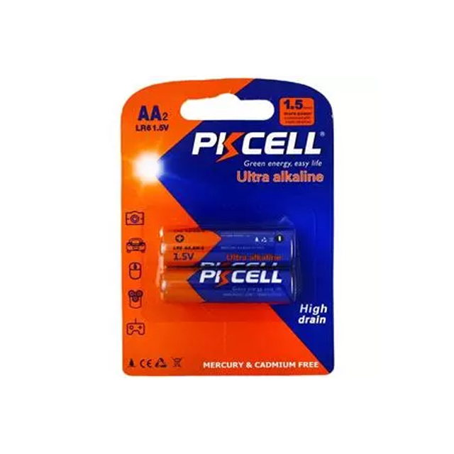 باتری قلمی کارتی اولترا آلکالاین پیکسل بسته 2 عددی