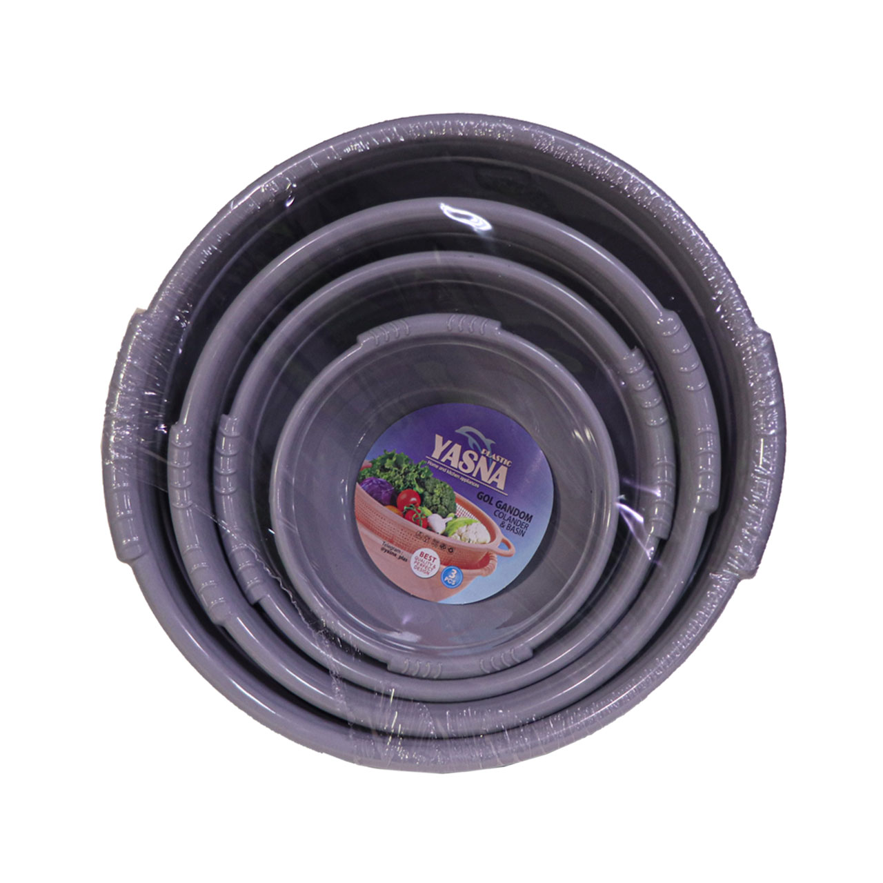 سرویس لگن پلاستیکی اشکان بسته 4 عددی