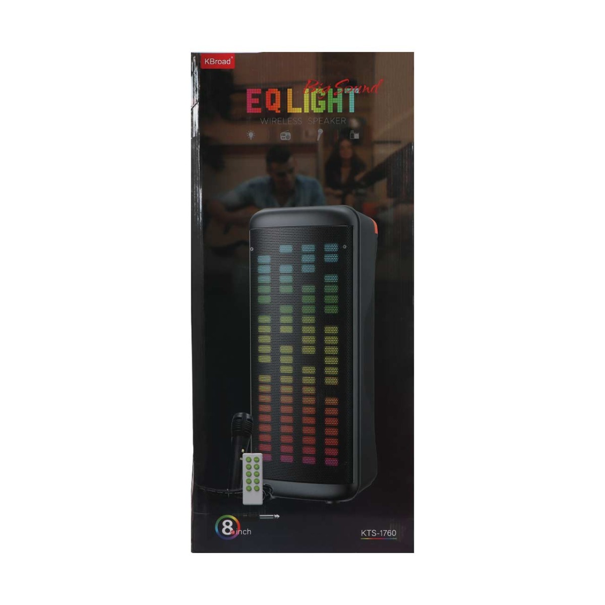اسپیکر45W بی سیم BIG SOUND مدل KTS-1760  - مشکی