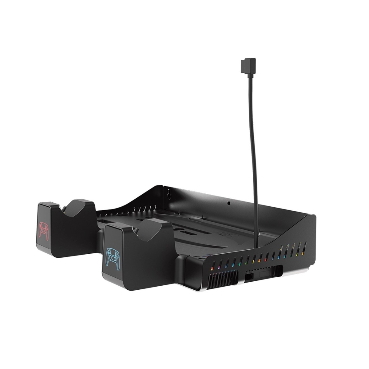 استند کنسول و شارژر دسته بازی TSCO PS5 مدل Loot Rack TGS18 - مشکی (گارانتی 18 ماهه تسکو)