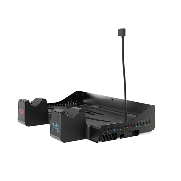 استند کنسول و شارژر دسته بازی TSCO PS5 مدل Loot Rack TGS18 - مشکی (گارانتی 18 ماهه تسکو)