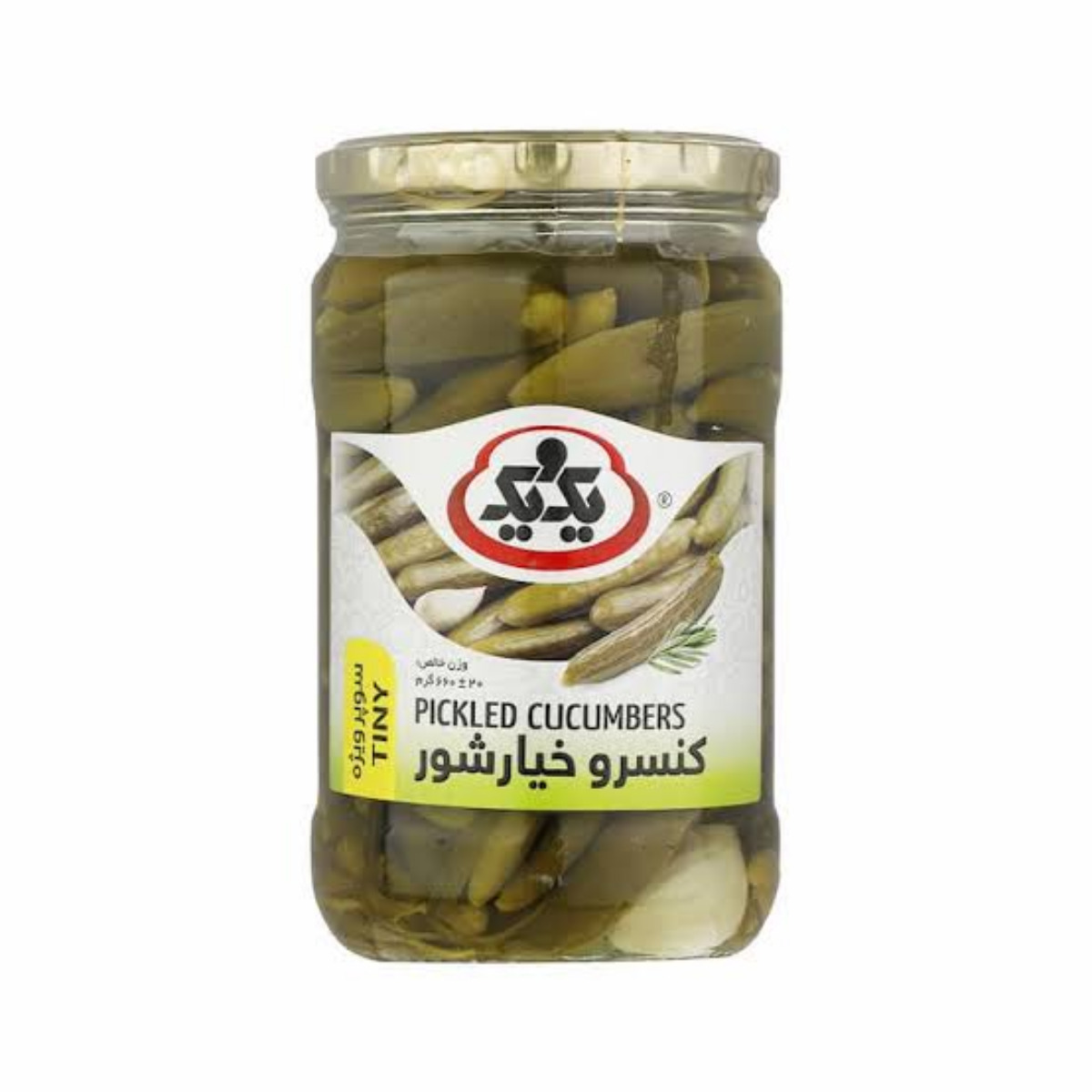خیارشور ویژه یک و یک 660 گرمی