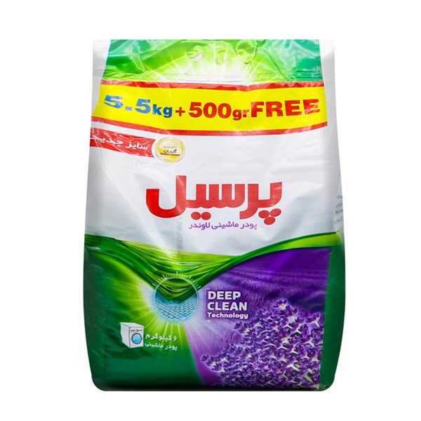 پودر لباسشویی ماشینی لاوندر پرسیل 6000 گرمی
