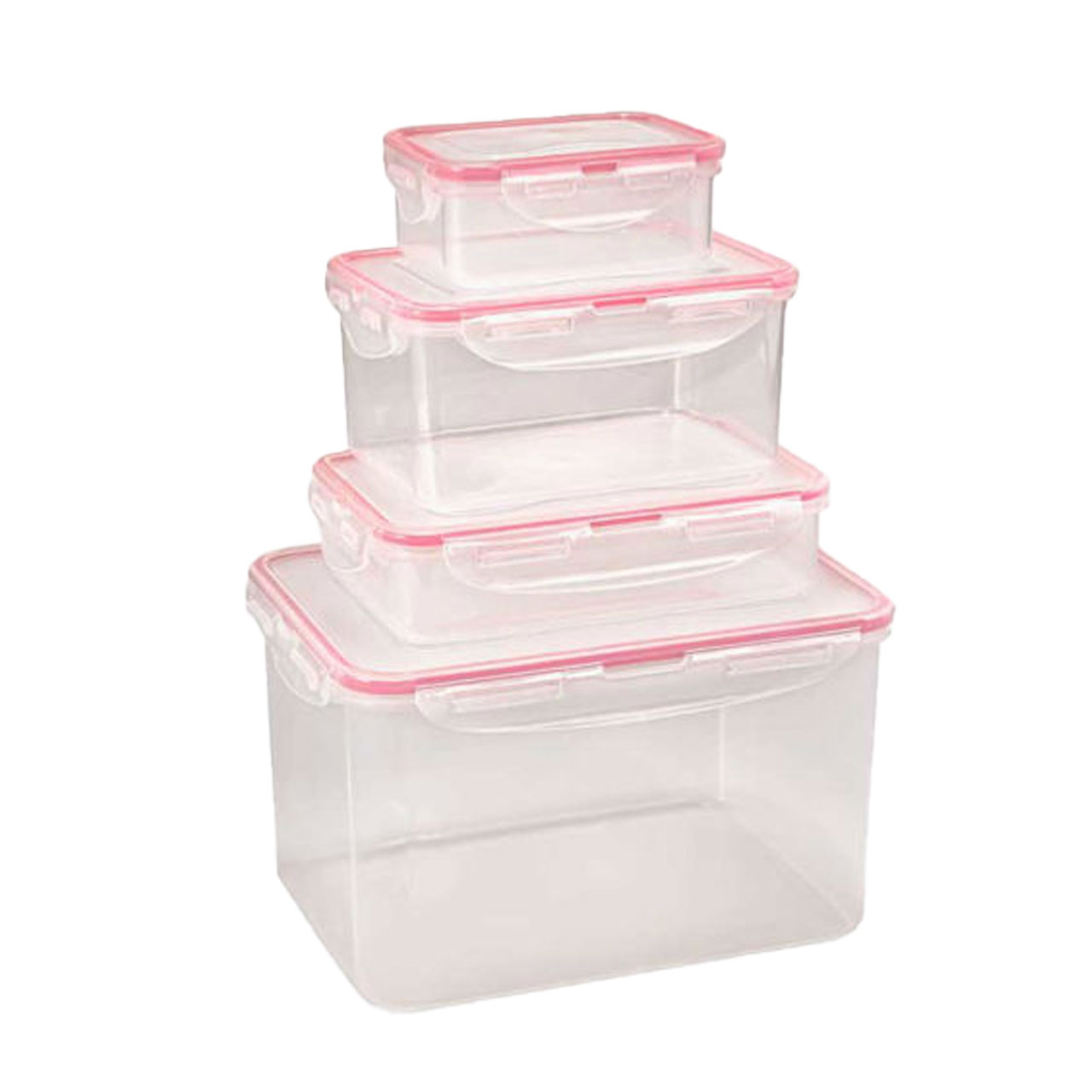 ظرف فریزری مستطیلی لیمون 8 پارچه