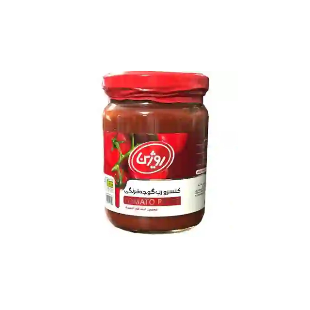 خرید رب گوجه فرنگی شیشه ای روژین 280 گرمی