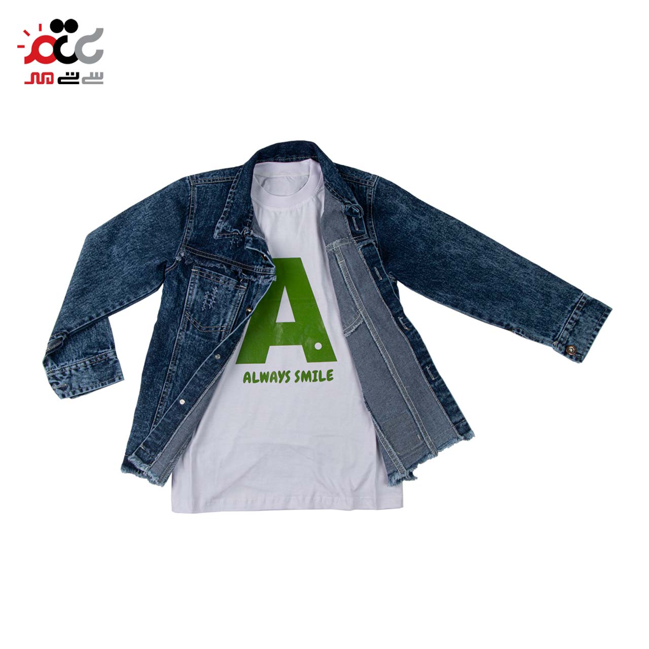 ست بچگانه جین مدل دو تیکه کد 80