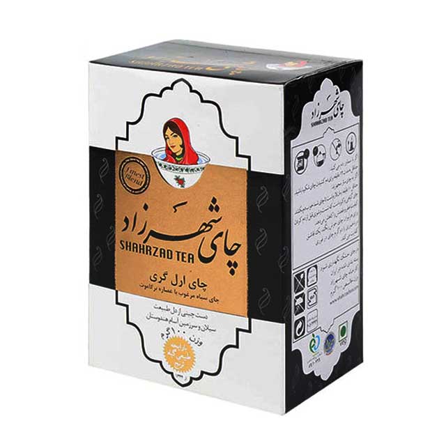 چای ارل گری با عصاره برگاموت شهرزاد 100 گرمی