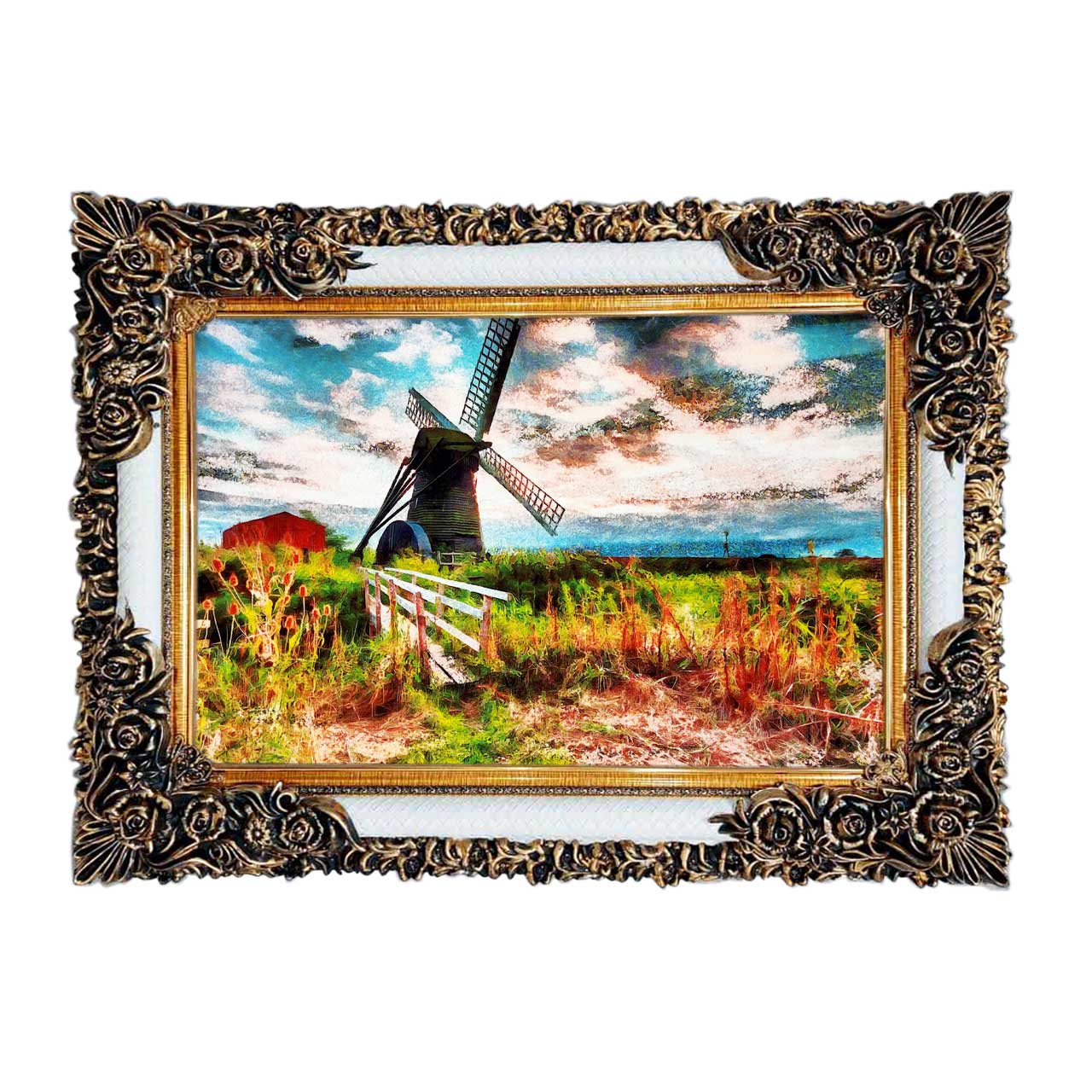 تابلو فرش با زیبا ترین قاب