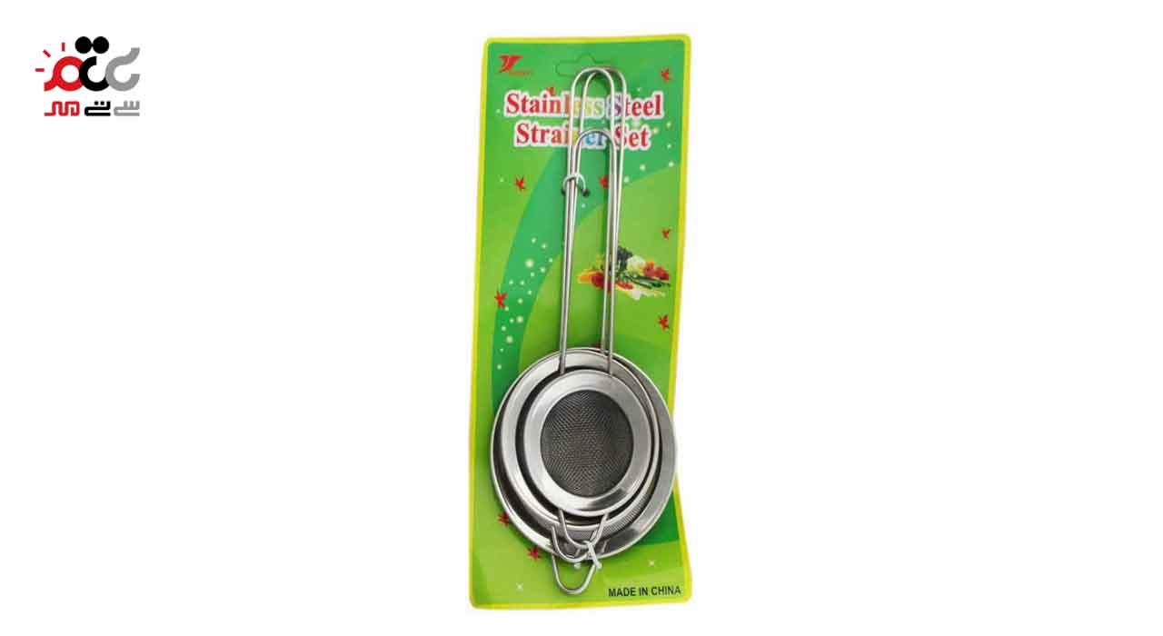 صافی استیل مدل STRAINER SET مجموعه 3 عددی