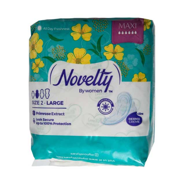 نوار بهداشتی مشبک و ضخیم ویژه روز ناولتی سایز 2 بسته 8 عددی