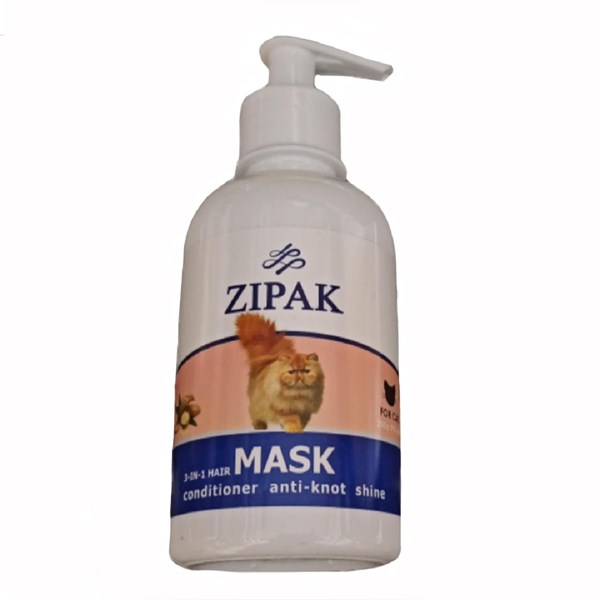 نرم کننده موی گربه زیپاک مدل C_Mask حجم 250 میلی لیتری