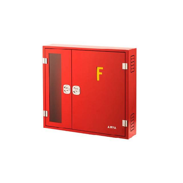 جعبه آتش نشانی دو قلو آریا کوپلینگ مدل توکار سایز 30×75×9 سانتی متری