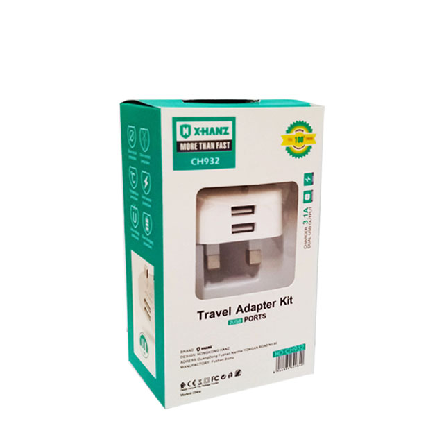 شارژر فست شارژ ۲ خروجی مدل X_HANZ