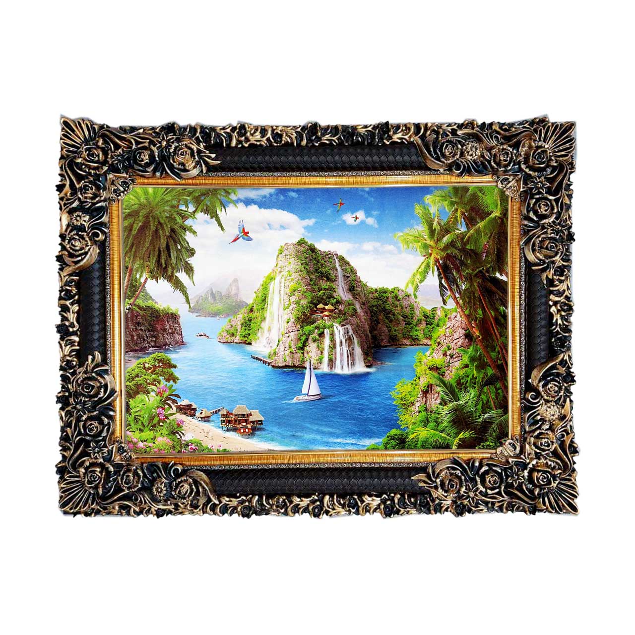 تابلو فرش با زیبا ترین قاب