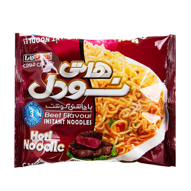 نودل با عصاره گوشت هاتی کارا 77 گرمی