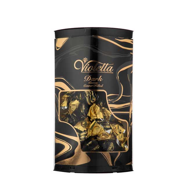 شکلات کاکائویی تلخ با مغزی کرم کاکائو ویولتا فرمند 350 گرمی