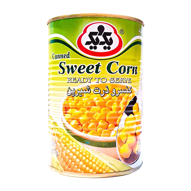 کنسرو ذرت شیرین یک و یک 420 گرمی