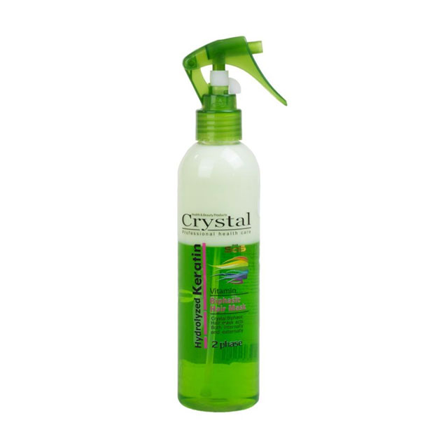 ماسک مو دو فاز کریستال مدل Hydrolyzed Keratin حجم 250 میلی لیتری
